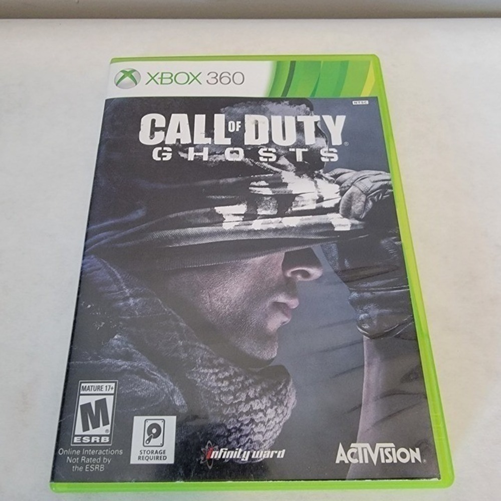Call of Duty Ghosts Xbox 360 Activision 2-Disc Set FPS Video Game Tested Works‎
